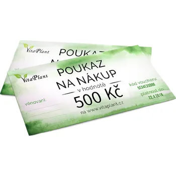 Dárkový potravinový koš VitaPlant Dárkový poukaz 500 Kč