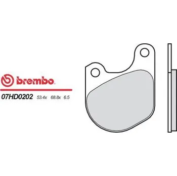 Motodíl Přední brzdové destičky Brembo Harley-Davidson 1000 XLCH 1978 - 1980 směs 02