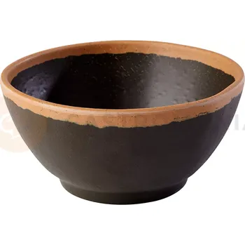 Mísa z melaminu, tmavě hnědá Ø 125 mm | APS, Crocker