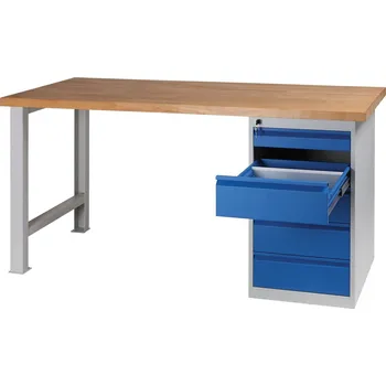 Dílenský stůl DÍLENSKÝ STŮL PROFI 1700 mm + zásuvkový kontejner IG308