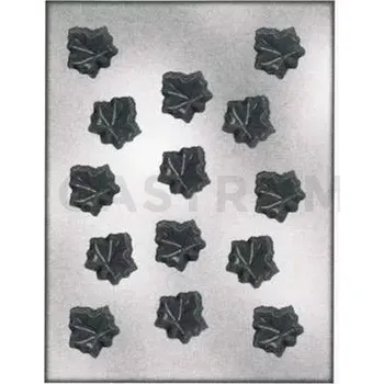 Výrobník cukrové vaty Forma na pralinky a čokoládky - javorové listy, 14x 33x8 mm - 9013025 Foglie Acero | SILIKOMART, EasyChoc
