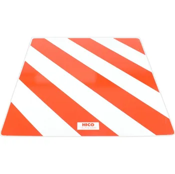 Tabule červeno bílá pro nadměrný náklad (500x500 mm), pozink. (Itálie)