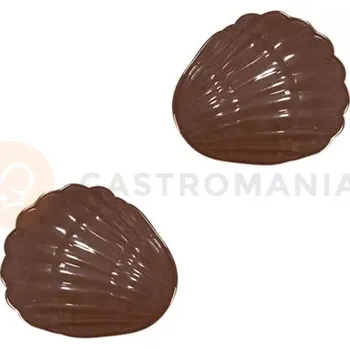 Čokoládová tyčinka Forma k vytvoření čokoládových dekorací - mušle, 4+4 ks, 35x10 mm - 90-12841 | MARTELLATO, Choco Light
