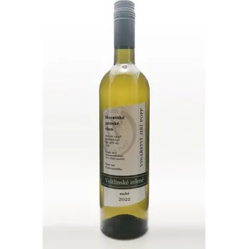 Veltlínské zelené 2022, moravské zemské víno, Jiří Popp, suché