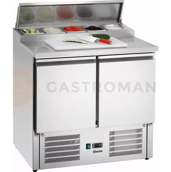 Chladící stůl s ventilací 5x GN 1/6, 260 l, 900x700x1010 mm | BARTSCHER, 900T2