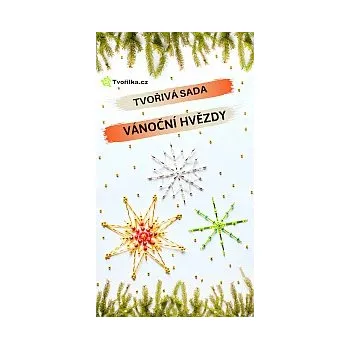 Vánoční dekorace Tvořivá sada Vánoční hvězdy