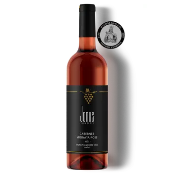 Cabernet Moravia rosé 2021, zemské víno, Vinařství Januš, suché