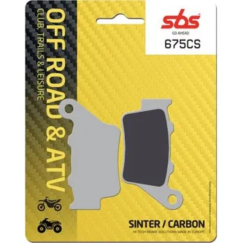 Brzda pro motocykl Zadní brzdové destičky SBS TM 250 E 1995 - 2000 směs CS