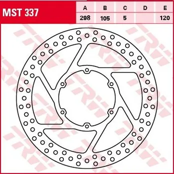 Brzda pro motocykl Přední brzdový kotouč TRW / Lucas Aprilia 650 Pegaso 1991 - 1995