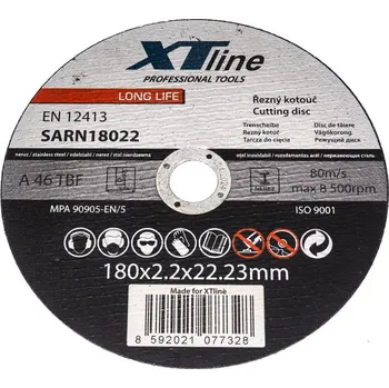 Brzdový buben Kotouč řezný na nerez 180x2,2x22