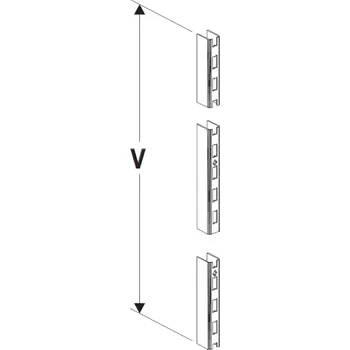 Prodejní regál Stojina kotvená 1000 mm