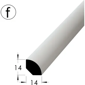 Rohová vnitřní lišta - RV 1414 fSM /200 (doprodej)