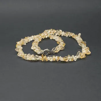 Náhrdelník Milujeme Kameny Citrín - náhrdelník sekánek NAS14 46 cm 24054