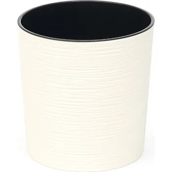 Květináč Lamela LAMELA, květináč MALWA DLUTO-vroubek 190 mm, krémový