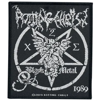 Nášivka z Rotting Christ - Black Metal - Žádný - cerná/bílá