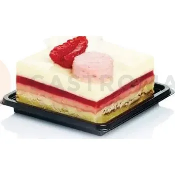 Výroba svíčky Sada černých tácků pro uchovávání moučníků, sušenek, dezertů a pralinek - 100 ks, 67x67 mm | SILIKOMART, Small Tray Square