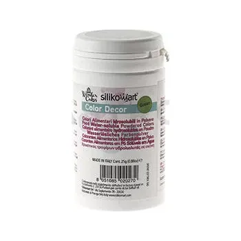 Výroba svíčky Rozpustné ve vodě potravinářské barvivo - zelené, 25 gr - Foodgrade Powered Water - soluble | SILIKOMART, Food