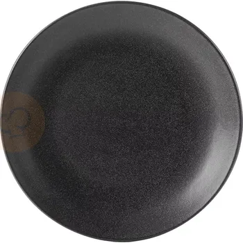 Talíř Plytký talíř z porcelánu, Ø 24 cm, černý | PORLAND, Seasons Coal