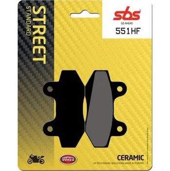 Brzda pro motocykl Přední brzdové destičky SBS Hyosung GV 250 2002 - 2009 směs HF