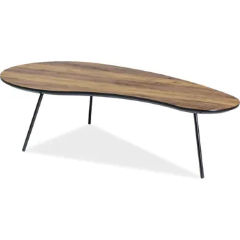 Konferenční stolek SIGNAL Konferenční stolek - ENVO A, ořech/matná černá