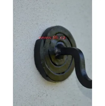 Pomůcka pro obuv a oblečení Kovaný věšák na lžíci 2