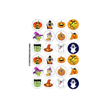 Jedlá dekorace na dort HALLOWEEN, VARIANTA Jedlý papír 702