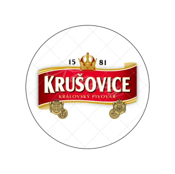 Jedlá dekorace na dort KRUŠOVICE, VARIANTA Jedlý papír 1356