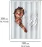 Sprchový závěs Wenko Cute Cat 23189100 180 x 200 cm bílý