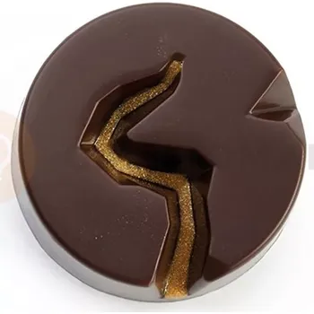 Čokoládová tyčinka Tritanová forma na pralinky - 18 ks, 33x12,5 mm, 10 gr - PC67FR | PAVONI, Abyss