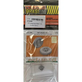 Plastikový model BRASSIN 1/72 F4F wheels late PRINT (ARMA H.)