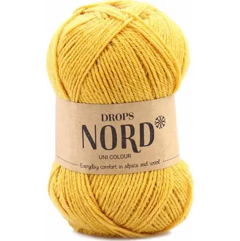 Příze Drops Nord UNI 18 zlatá žlutá