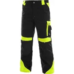 Kalhoty pánské montérkové do pasu CXS-SIRIUS BRIGHTON, černo-žluté, vel. 58, CANIS