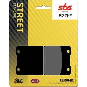 Brzda pro motocykl Zadní brzdové destičky SBS Suzuki GSX 1100 1988 - 1989 směs HF