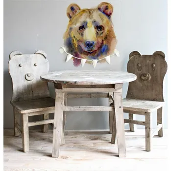 Fototapeta Coloray Samolepky na zeď Portrét medvěda BubblesFree BubblesFree coloraydecor-wd-as-117383546