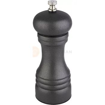 Kuchyňský mlýnek Mlýnek na sůl 15,5 cm, černý | APS, Gunmetal