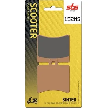 Brzda pro motocykl Zadní brzdové destičky SBS Aprilia 250 Leonardo (Grimeca cal.) 1999 - 2005 směs MS