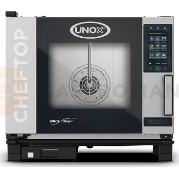 Konvektomat 5x GN1/1, plynový, 15 kW | UNOX, CHEFTOP MIND.Maps PLUS COUNTERTOP