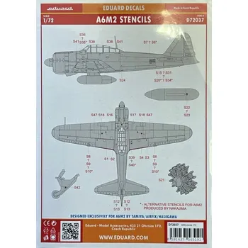 1/72 Decals A6M2 stencils (TAM/AIRF/HAS)