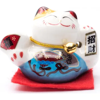 Milujeme Kameny Maneki neko - mávající kočička - Tamotsu - feng shui 828
