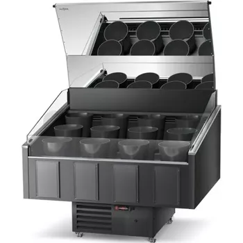 Chladící pult na květy 1450x950x1910 mm | RAPA, L-BK