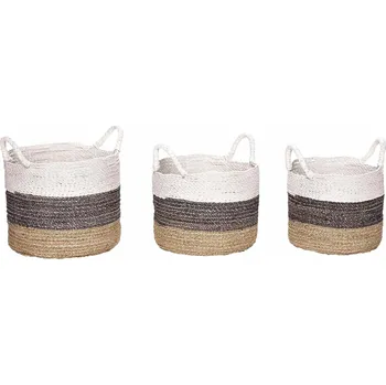 Odpadkový koš Hübsch Koš Stripe Malý