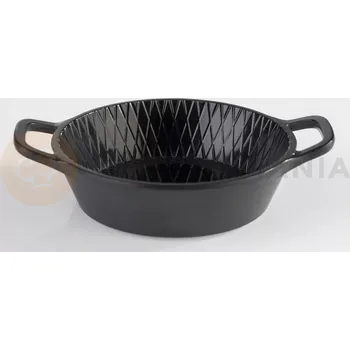 Miska s úchyty z melaminu Ø 8,5 cm, černá | APS, Mini
