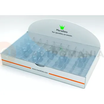 Výroba svíčky Stojan na 60 cukrářských špiček z plexiskla - 515 mm x 315 mm x 210 mm - ESPOB60 | MARTELLATO, DISPLAYS