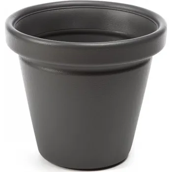 Květináč Lamela LAMELA, květináč AGAWA Dluto 390 mm, antracit