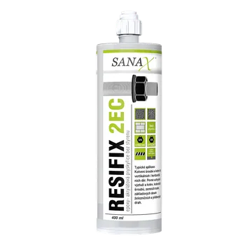 Průmyslové lepidlo Epoxy-akrylátová chemická kotva | ResiFix 2EC - 400ml