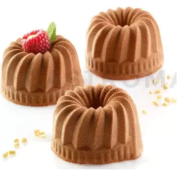 Kuchyňská sůl Silikonová forma 600x400 mm SQ049 Mid Gugelhopf, 35x 80 ml, 60x37 mm | SILIKOMART, 60x40 Sessanta Quaranta