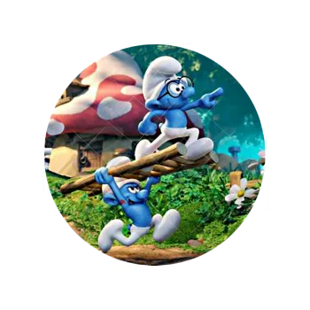 Přisada na vaření a pečení ŠMOULOVÉ se žebříkem, VARIANTA Jedlý papír 507