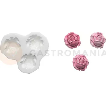 Kuchyňská sůl Forma na cukrovou hmotu SLK 351 - růže, 22x23 mm | SILIKOMART, Sugarflex Flowers