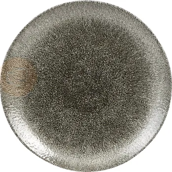 Talíř Porcelánový mělký talíř Coupe 26 cm | CHURCHILL, Raku Quartz Black