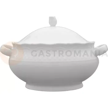 Polévková mísa Nádoba na polévku z bílého porcelánu, o kapacitě 3 l | LUBIANA, Afrodyta